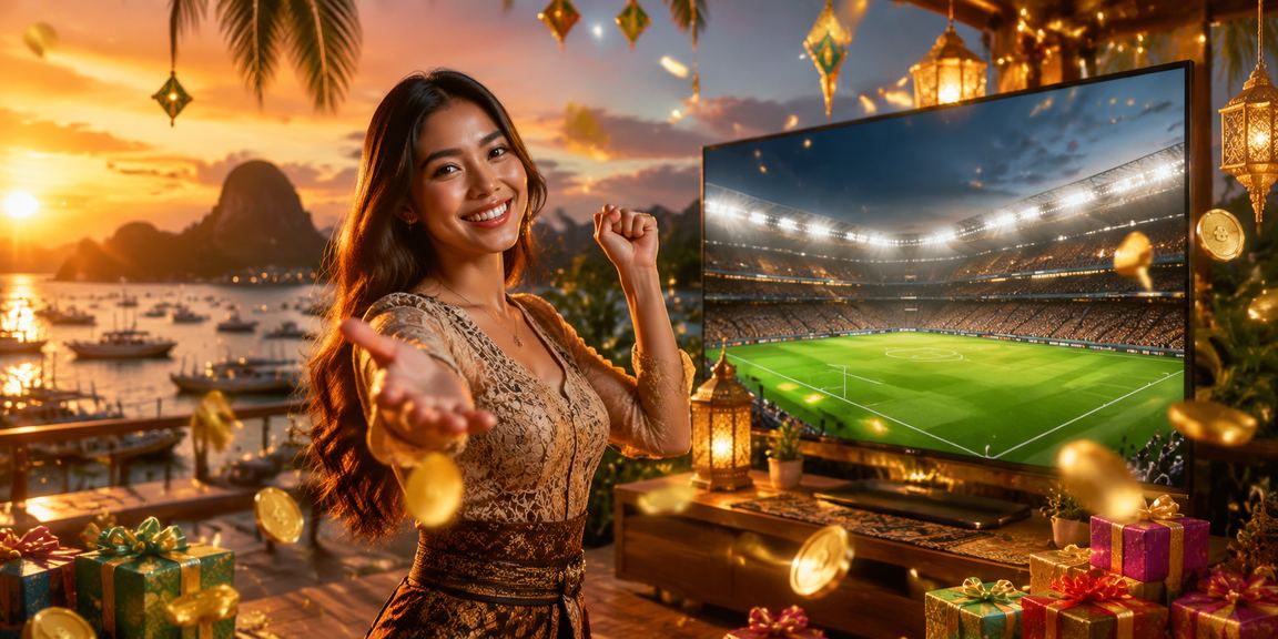 Model wanita berpose elegan di lobi kasino Vietnam