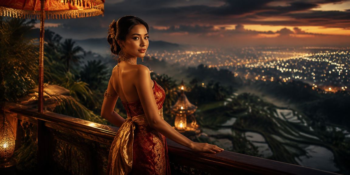 Suasana meriah festival hiburan dengan permainan slot dan casino online Indonesia