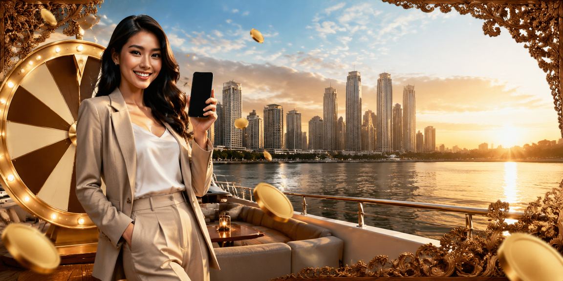 Suasana santai pengguna Indonesia menikmati permainan digital di kedai kopi